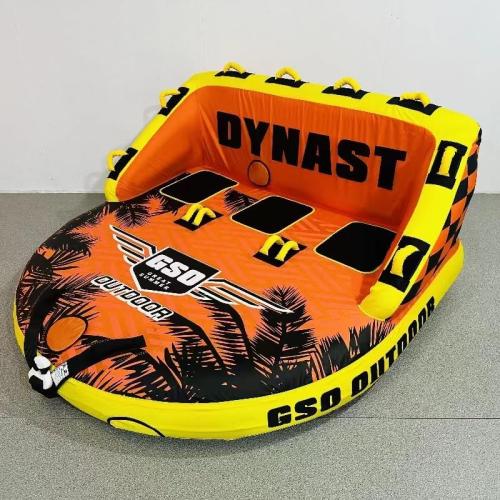 GSO Big Water Sport Towable Tube for Boating, Pull Behind Flying Tube for Boat Inflatable, with Dual Tow Points, Towable Water Pad, Enhanced Durability for Boating Tubes