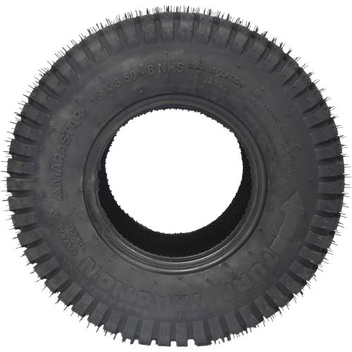 Marastar Turf Traction 18x8.50-8 Tire Only for Lawn Mowers and Golf Carts, 4 Ply Rating, Uncompressed, Easy Install