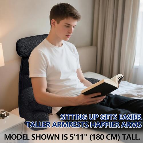 Back Pillow for Bed Sitting Up: Reading Pillow Height Armrest-Bed Pillow for Sitting up & TV Pillows for, Play Games, Working & Relaxing, Comfort Support for TV/Reading