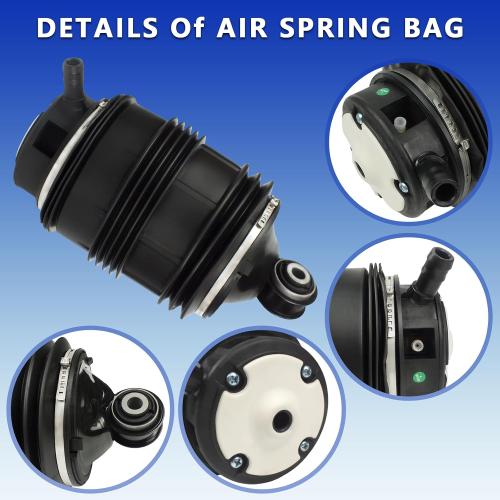 Rear Air Spring Bag Suspension Kit Compatible with 2004-2011 Mercedes Benz CLS-Class W211 W219 E280 E300 E320 E350 E500 E550 E55AMG CLS350 500 550 55AMG 63AMG2113200725 2113200825(2Pack)