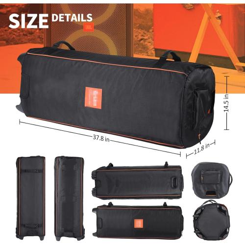 Speaker Bag Travel Case Replacement for JBL Party Box Series, Portable Carry Tote Bag Backpack for JBL Speaker (For partybox 1000) (Color: Camo)