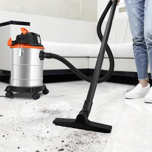 LIGO Shop Vacuum Wet and Dry, 4 Gallon Shop Vac with Accessories, Staninless Steel Tank, 4HP, for Workshop, Garage, Home and Car Vacuum Cleaner ‼️has mild scratches ‼️