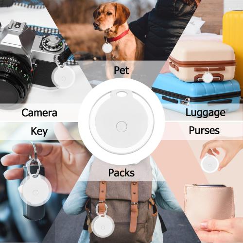 1Pcs GPS Tracker for Kids, Bags,Wallet, Luggage and More,Smart Waterproof GPS Tracker,Keys Finder and Phone Finder,Dog Bluetooth Tracker, Portable Bluetooth Anti-Lost Device,App Control