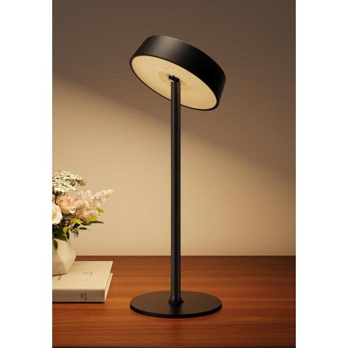 Cordless Lamp, Outdoor Waterproof, Dimmable Touch Control 3 Color Temperature, Battery Operated Portable, RGB, LED Memory Function, Rechargeable Table Lmap, Desk Lamp, Patio Dinning Restaurant Kitchen