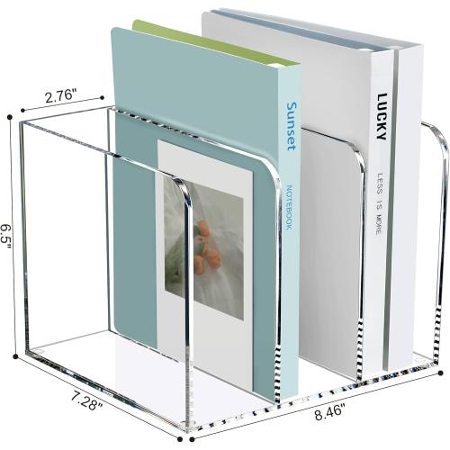 SANRUI Acrylic Magazine desk organizer