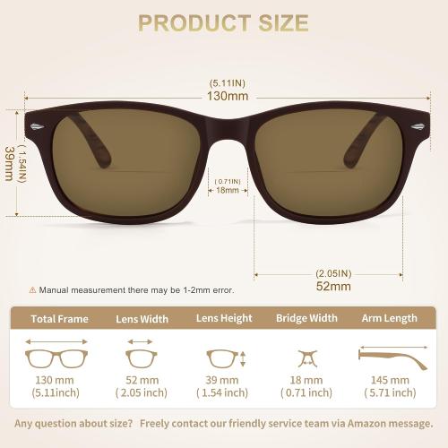EYEGUARD 3 Pack Bifocal Reading Sunglasses for Men and Women Sun Readers UV400 Protection Outdoor Reading Glasses