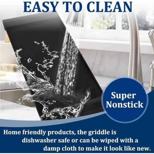 UPGRADED WB31X24738 Griddle Replacement Parts for ge Stove,Replace WB31X24998 Griddle,WB31X24998 Plate for ge Gas Stove Top Parts,Free Standing Range Center Burner Heavy Duty Cast Iron