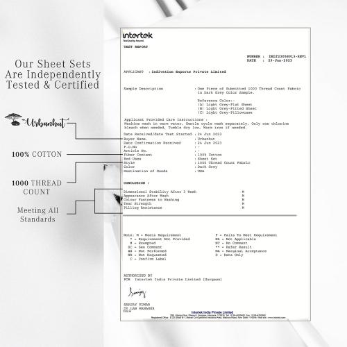 URBANHUT 1000 Thread Count 100% Cotton Damask Full Size Sheets, Long Staple Striped Bedsheet, Luxury Hotel Sateen Weave - Soft & Breathable, Better Than Egyptian, 16 Deep Pocket - White