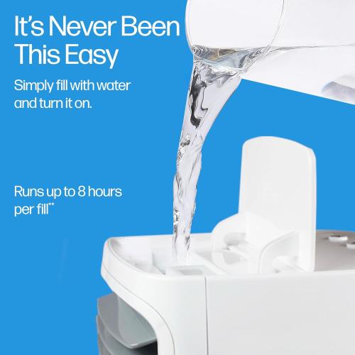 Arctic Air Chill Zone Evaporative Cooler with Hydro-Chill Technology, Portable Fan with 4 Adjustable Speeds, 8-Hour Cooling, Fan for Bedroom, Living Room, Basement, Office & More