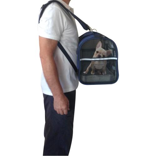 6-in-1 Sturdy Pet Carrier Backpack, Front Pack, Shoulder Bag, Pet Hand Bag, Car Seat Crate, Soft-Sided pet Carrier, Small Dog & Cat Travel Carrier, Size Large for Pets 18-21” Long, by Natuvalle.