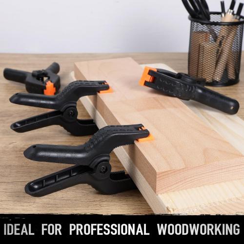 4.5 Inch Spring Clamps Heavy Duty, 10 Pack Spring Clips, Backdrop Clips Clamps for Crafts Woodworking Photography