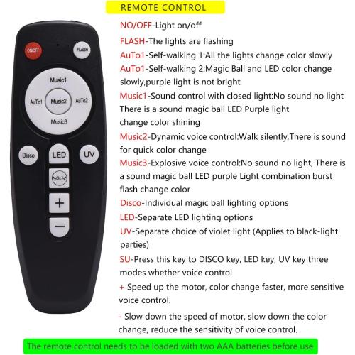 Party Lights Disco Ball Light,Dj Disco Light Sound Activated LED Light 6 Colors for Home Room Dance Parties Birthday Karaoke Halloween Christmas Wedding Show Club Decorations