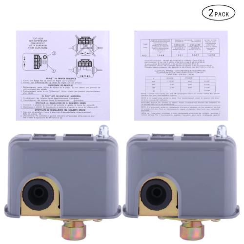 Water Pressure Switch Water Pump Pressure Switch 60/80 Pressure Switch for Water Well Pump 60-80 Pressure Switch Well Pump Parts Pumptrol 60 80 Pressure Switch
