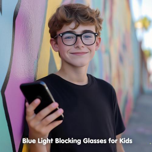 CHEERS DEVICES Blue Light Blocking Glasses for Kids Boys Girls Teens - Computer Glasses with Unbreakable Frame and Anti-Glare