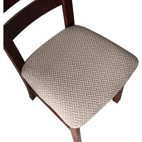 Genina Seat Covers for Dining Room Washable Chair Seat Slipcovers just 1!!!!!! | Stretch Machine Washable Kitchen Chair Covers,Removable Chair Protector, Soft and Breathable,Pet Hair And Stain Protection