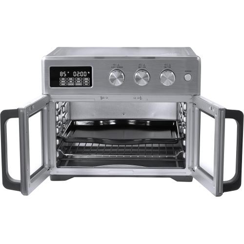 Extra Large 33 quart stain steel Air fryer and Toaster Oven for pizza, baking, broiling, roasting and dehydrating
