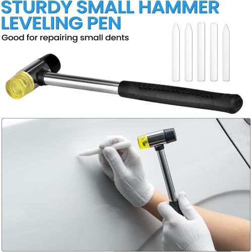 55Pcs Car Dent Puller Kit, Paintless Dent Remover Tool with Adjustable Dent Lifter & Bridge Puller, Dent Repair Kit for Auto Body Large & Small Dents, Hail Damage Dent Removal 98% of Car Dents