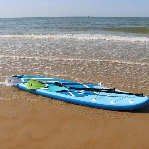 YVLEEN SUP Paddle Board Paddle，Stand up Paddleboard Paddles Adjustable Aluminum 4-Piece Floating Kayak Paddle，Convertible Paddle