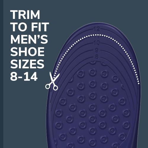 Dr. Scholl’s Plantar Fasciitis Pain Relief Orthotic Insoles, Immediately Relieves Pain: Heel, Spurs, Arch Support, Distributes Foot Pressure, 1 Pair