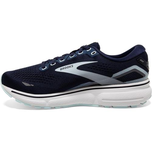 Size 9  blue and white Brooks Women's Ghost 15 Neutral Running Shoe