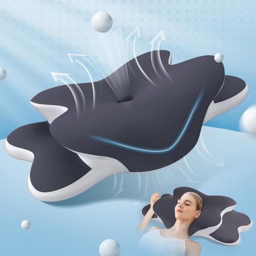 Cervical Pillow for Side Sleepers,Memory Foam Pillows for Neck and Shoulder Pain,Deep Sleep Pillows for Back Pain Sleeper, Dreamers Relief,Slumber,Stomach,Snoring Pillow (Almohadas Ortopédicas)