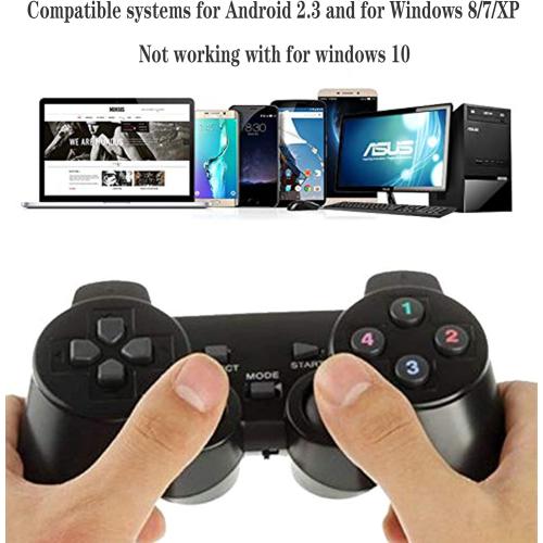C-Zone 2.4GHz USB Twins Wireless game Controller Gamepad Joystick With WIN98/2000/X/2003VISTA/WIN7 SYSTEM TV Box