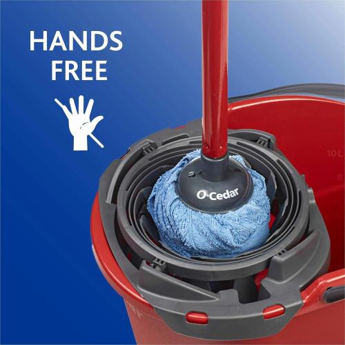 O-Cedar QuickWring 2.5 Gal Bucket, Red, 1 Each