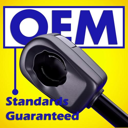 Tuff Support 2 Pieces (Set) Rear Tailgate Lift Supports (Models Using (2) Struts) 1989-1997 Geo Tracker, Suzuki Sidekick, 2002-2006 Suzuki XL-7 (22.75 Inches Extended)