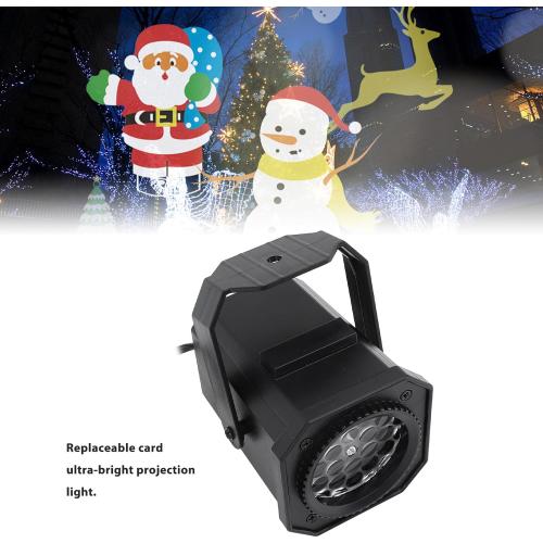 Christmas Snowflake LED Projector Lights Dazzling Visual Impact Plug and Play Great Christmas Idea US Plug Suitable for Indoor Outdoor Use