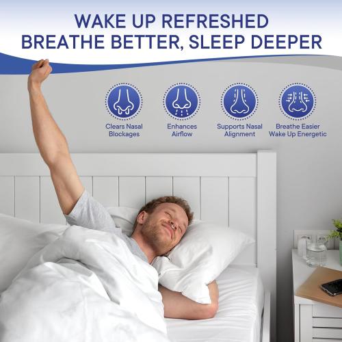 Anti Snoring Devices, Adjustable Snore Stopper for Men and Women, 3-Gear Fit for Personalized Comfort, Individually Packaged & Reusable – 4 Pack