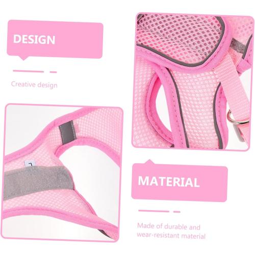 BESPORTBLE Dog Harness Leash Outdoor Walking Harness Pet Vest Reflective for Dogs for Pets