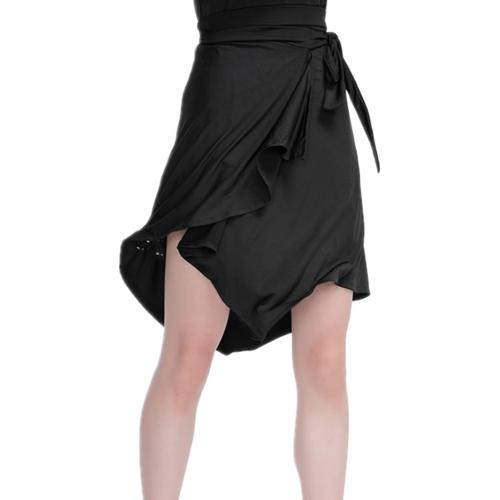 Women 2XL Latin Salsa Tango Dance Skirt Dress Skate Wrap Scarf Dancewear Swing Rumba ChaCha Ballroom Costume