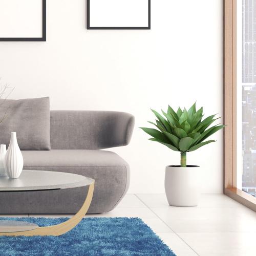 28 inch Artificial Agave Plants, Large Size Fake Succulent Plant, Faux Succulents Stems for Outdoor Indoor Home Decor (Set of 2)