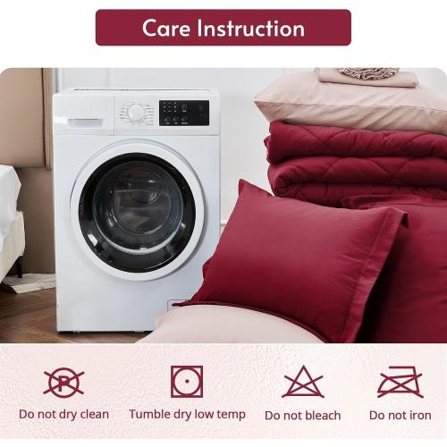 Comforter , Reversible Bed in a Bag All Season Beddingwith Comforter,