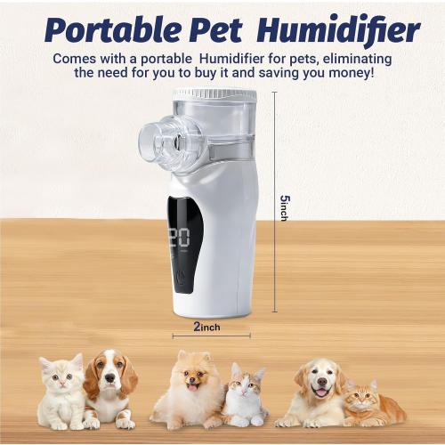 REDDOUDOU Pet Oxygen Chamber, Pet Incubator, Small Animal Humidifier Box, Pets Delivery & Feeding with Padded Cotton, Pets Humidifier Accessories for Dogs, Cats, Puppies, Kittens (55L)