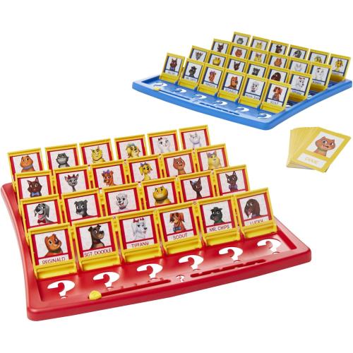 Hasbro Gaming Guess Who? Board Game, with People and Pets Cards, The Original Guessing Game for Kids, Ages 6 and Up (Amazon Exclusive)