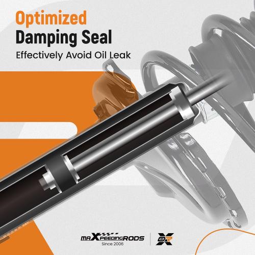 maXpeedingrods 2Pcs AWD Rear Struts for 2004-2007 Toyota Highlander | 3.3L Base, for Lexus RX330 2004-2006, RX350 2007, Shock Absorbers Struts with Coil Spring Assembly, 172216 172215