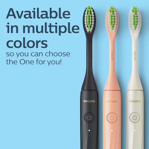 Philips Sonicare One by Sonicare Rechargeable Toothbrush, Snow, HY1200/27