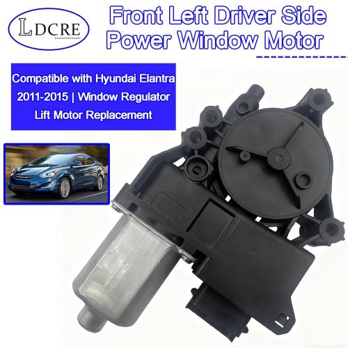 824503X010 82450-3X010 Front Left Driver Side Power Window Motor Compatible with Hyundai Elantra 2011-2015 | Window Regulator Lift Motor Replacement