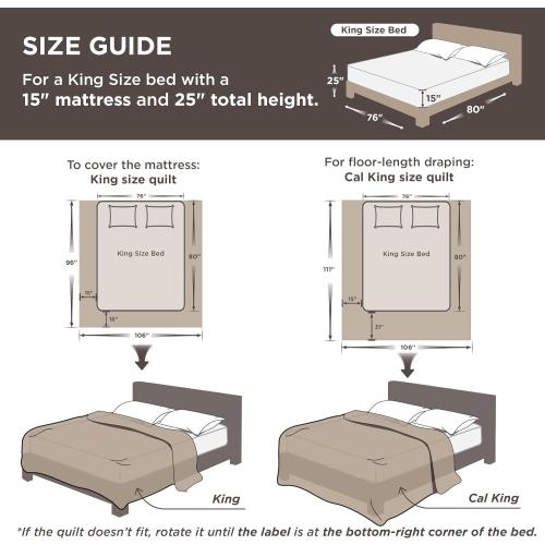 Bedsure Quilts King Size - Lightweight Bedspreads King Size with Basket Weave Pattern, Soft Quilt Bedding Set, White Comforter Set Coverlet for All Seasons with 2 Pillow Shams (106 x 96)