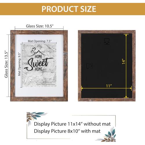 Califortree Rustic Brown 5x7 Picture Frame