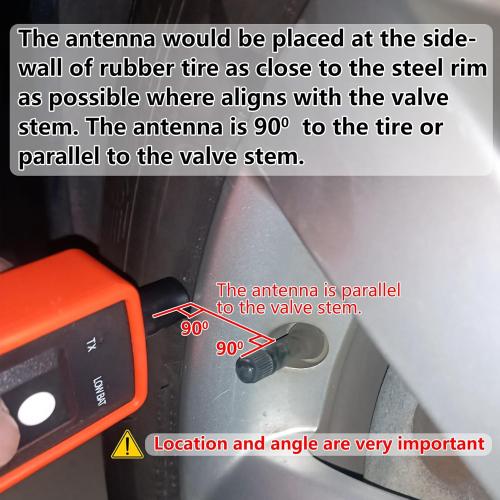 EL-50448 TPMS Relearn Tool with Battery Chevy TPMS Reset Tool for Cadillac GMC Buick GM Tire Pressure Sensor Reset Tool Chevy Tire Pressure Monitoring System Sensor TPMS Programming Tool