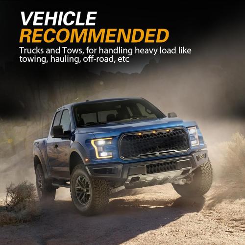 WEIZE Front Carbon Fiber Ceramic Brake Pads, Fits for Toyota Tundra Tacoma 4Runner Sequoia FJ Cruiser Lexus GX470, 2000 2001 2002 2003 2004 2005 2006 Truck and Tow Brake Pads Set with Hardware D976