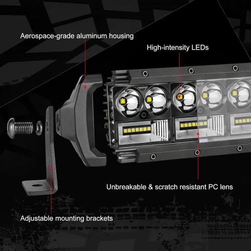 54 Inch Curved LED Light Bar, Auto Power Plus 702W Dual Row Driving Light Bar with Wiring Harness Off Road Lights Spot Flood Combo LED Work Lights Waterproof Fog Light for Jeep Truck ATV UTV Boat