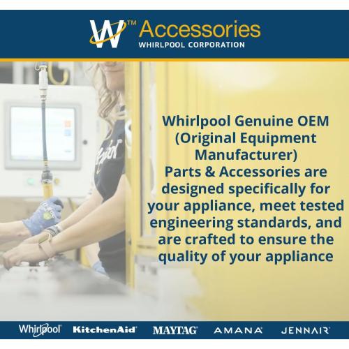 Whirlpool 4396011RP Genuine OEM Telescoping Vent Kit For Dryers Telescoping Vent Kit 18 To 29 Inches Aluminium replaces 4396011