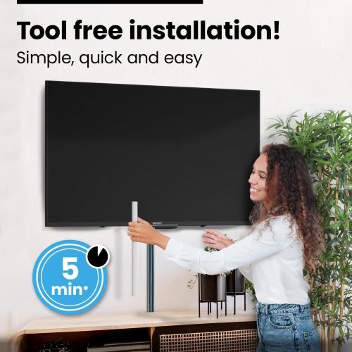 EVEO Cord Hider - 306” Cord Cover Wall Cable Hider, Cable Concealer, Wire Hiders for TV on Wall. Cable Management, Cord Hider Wall Cable Raceway Wire Covers for Cords -18X (L17 W0.95 H0.5) - White