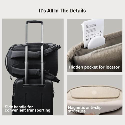 PGYTECH OneGo Lite 16L Camera Backpack Water-Resistant DSLR/Mirrorless Bag for Sony/Canon/Fujifilm, Drone Backpack, Tripod Mount Travel & Weekend Photography Pack for 14 Laptop (Matte Black)