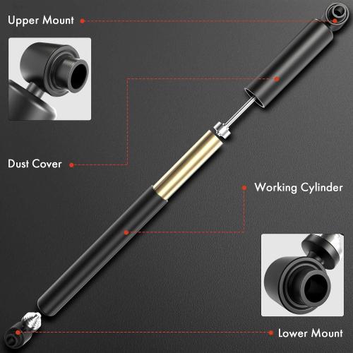 A-Premium Rear Shock Absorber Compatible with Ford Transit Connect 2014 2015 2016 2017 2018, Driver and Passenger Side