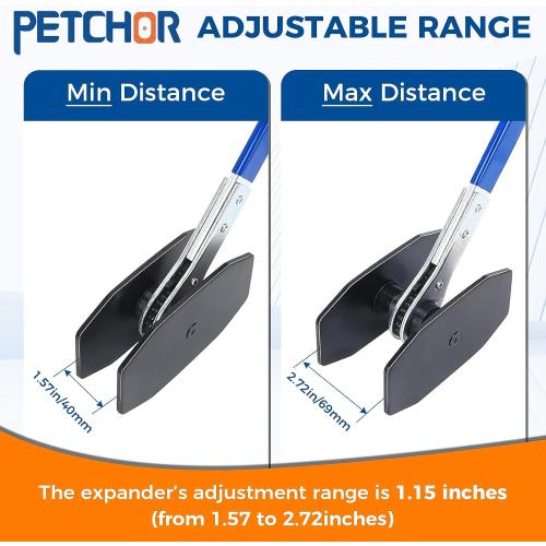 4 in 1 Brake Caliper Piston Compressor Tools, Disc Brake Caliper Press Tool with 360° Swing Ratchet and 2 Caliper Hooks for Piston Compression Disc Brake Pad Replacement and Maintenance (Blue)