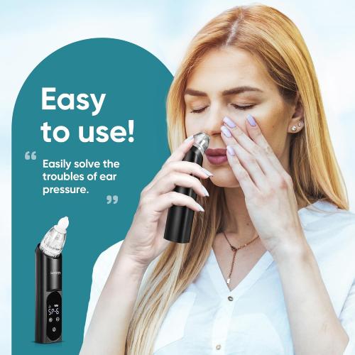 Eustachian Tube Unclogger - Ear Pressure Relief Device for Flying & Diving, Unblock Eustachian Tube & Balancing Ear Pressure to Relieve Tinnitus and Earache - HY030